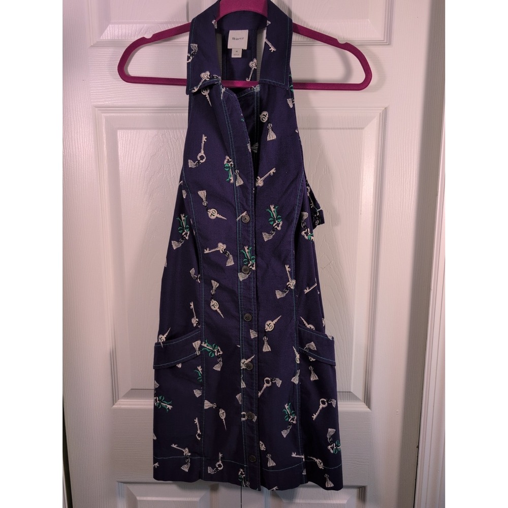 ANTHROPOLOGIE Amelia Maeve T-Back Mini Dress Size Med